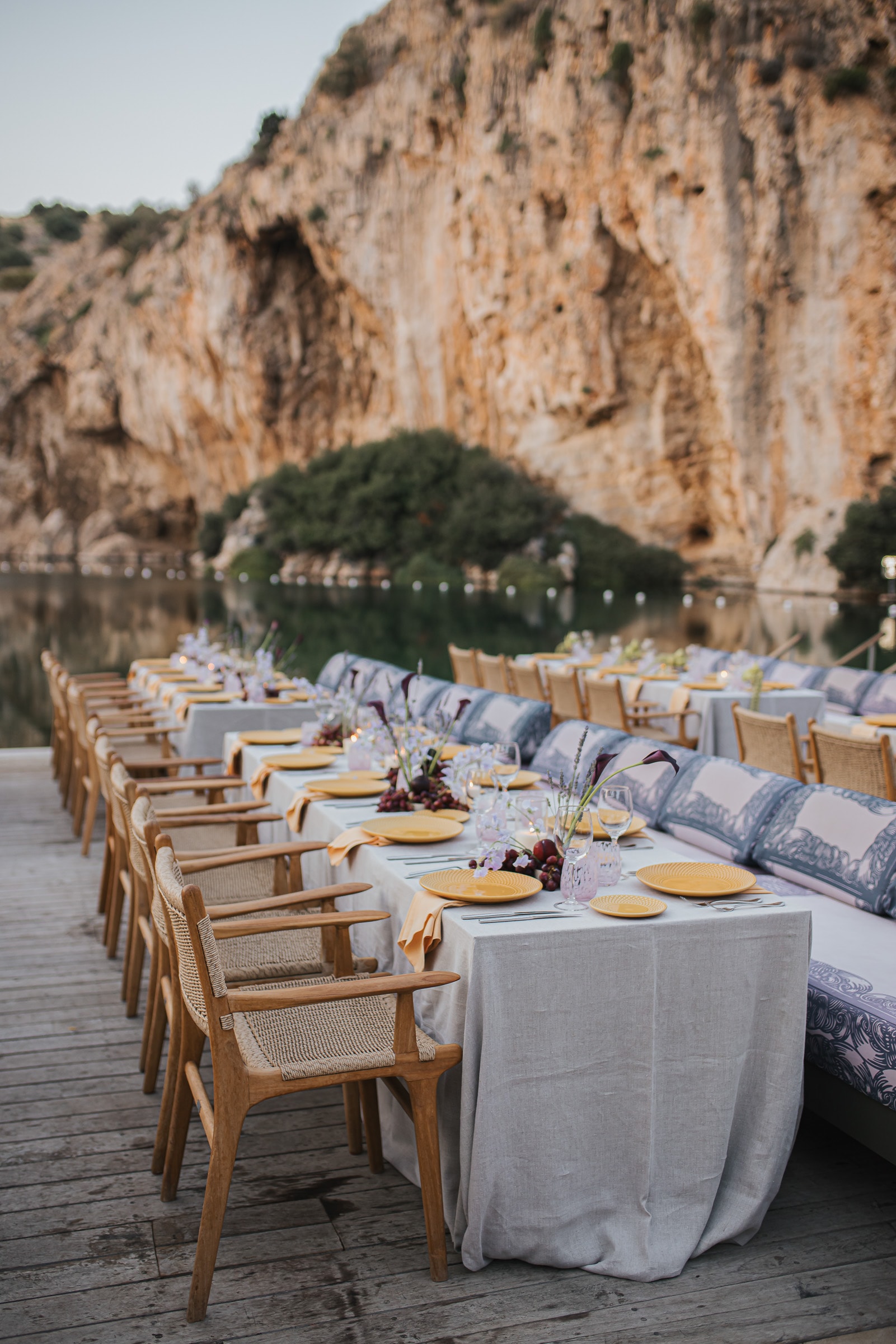 Elegant wedding table styling and details