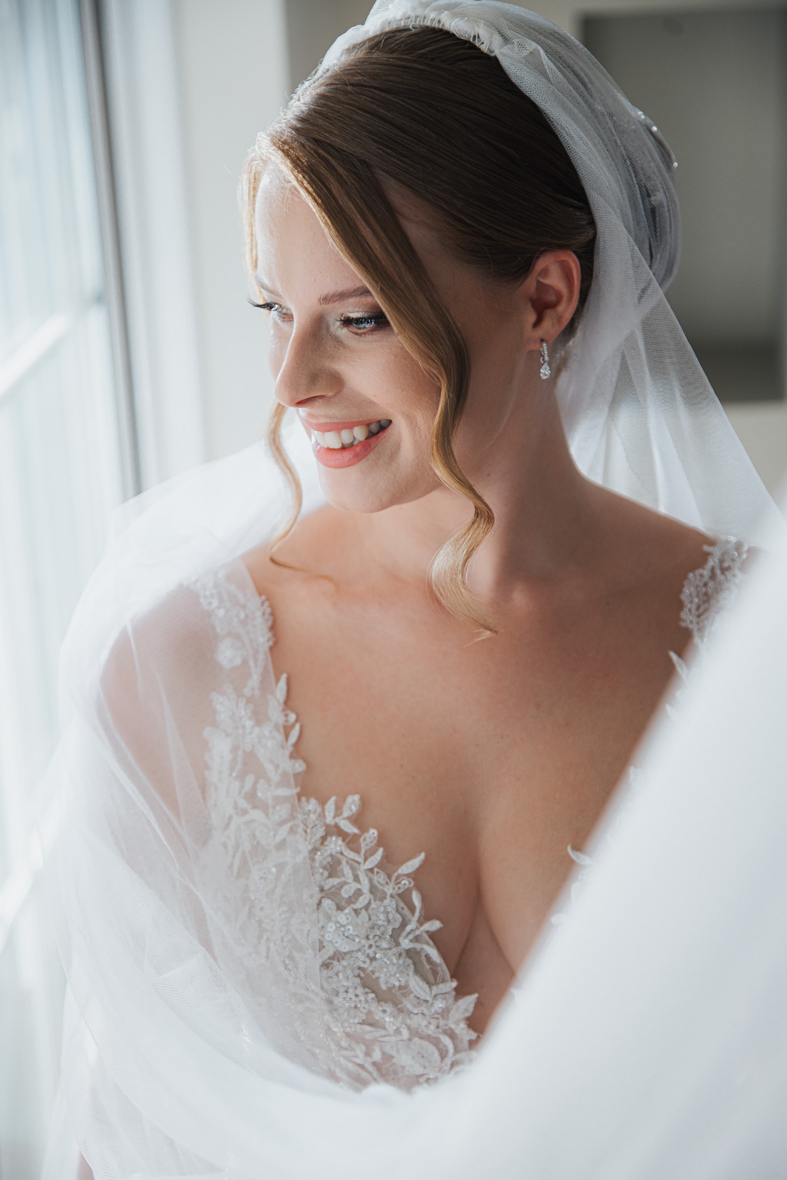 Editorial wedding portrait photography in Greece